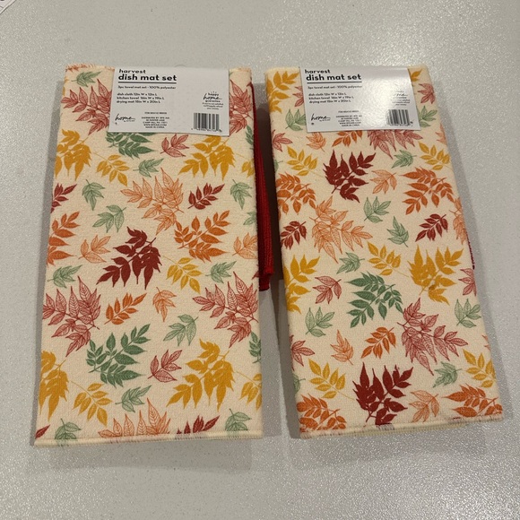 Set of Two Harvest Dish Mat Set - Picture 3 of 3